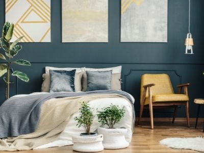 Jak stworzyć sypialnię za pomocą koloru i wzoru